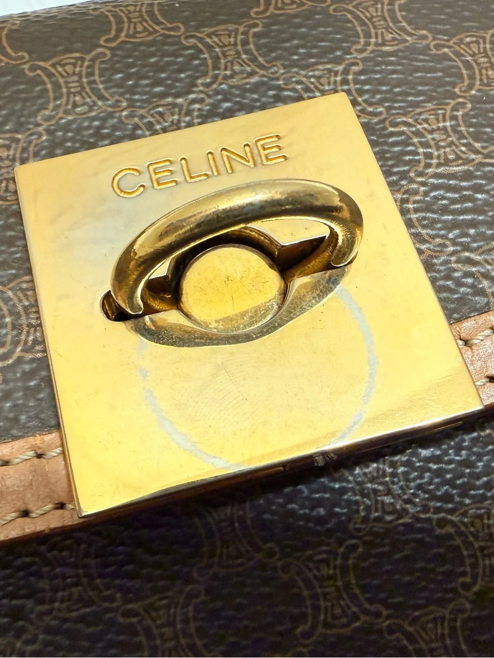 *Authentic* Celine - Macadam Top Handle Bag w/ COA
